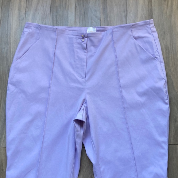 Zac & Rachel lavender pant with stretch career office business casual 20W - Picture 11 of 17